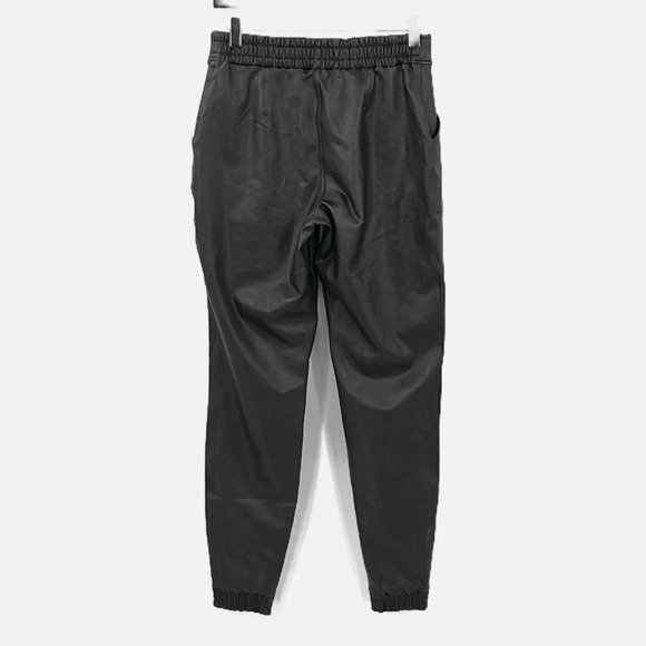 Spanx Leather-Like Jogger Pants in Black - Size Medium - Picture 6 of 10
